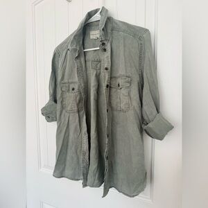 American Eagle Outfitters Olive Utility Jacket